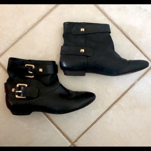 BCBG leather ankle boots